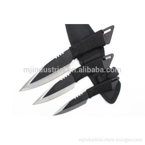 3pc-set outdoor survival knife, hunting knife, dive knife.